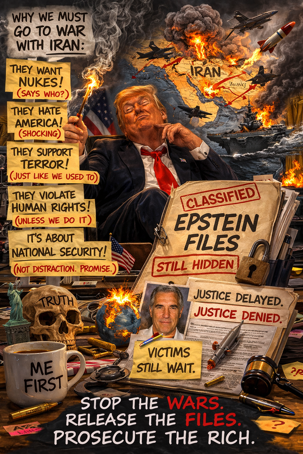 📢 “Operation Bluster & Blame: A Trumpian Tale of War, Spin & Spectacle”